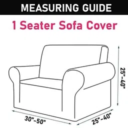 papsun Polyester 3+1+1 Seater Sofa Floral Cover image 4