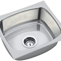 rakrish 16 × 18 × 8 kitchen sink Glossy Finish 1.2 mm 302 grade with heavy drain 16 × 18 × 8 kitchen sink Glossy Finish 1.2 mm 302 grade with heavy drain Vessel Sink-picture-10