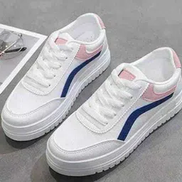 jitisha enterprises Trending Stylish White Casual Shoes Sneakers For Women image 2
