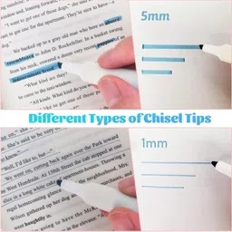 pdipasy Aesthetic Pastel Highlighter Pens No Bleed Quick Dry Set Pack of 3 image 5