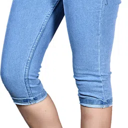 sendipo Women Denim Capri image 5