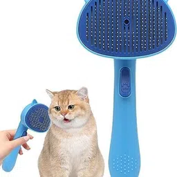 akshify Self-Cleaning Cat & Dog Grooming Brush with Soft Bristles – Hair Shedding Basic Comb for Dog & Cat image 4