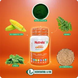 nutrela Daily Energy Capsules With Vitamin B-Complesand Herbal image 3