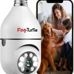 Fire Turtle Smart Home Security Bulb Shape 360° Camera 1080p Wireless PTZ CCTV Security Camera-picture-12