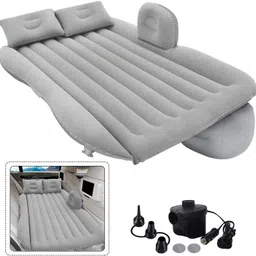 SP Inflatable Travel Car Air Bed with Two Inflatable Pillow and Air Pump Inflatable Sofa/ Chair-image-81
