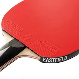 eastfield Offensive Professional Wooden Table Tennis Racket Black, Red Table Tennis Racquet image 4