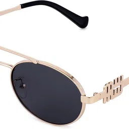 hashtag eyewear UV Protection Oval Sunglasses (54) image 2