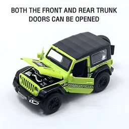 3 jokers 1:36 Scale Die-Cast Metal Mini Thar Jeep - Unbreakable Pullback Toy Car-picture-19