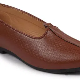 fausto Classic Ethnic Evening Wedding Party Comfort Embroidery Slip On Jutis and Mojaris For Men-picture-34