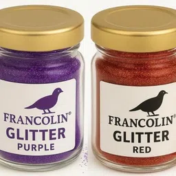 francolin Glitter | Purple & Red | Resin | Tumblers, Slime & Nail Art-A image 1
