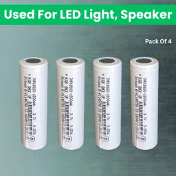 sacro Rechargeable 1800Mah Lithium-Ion For Light Speaker Pack of 4Q19 Battery-picture-21