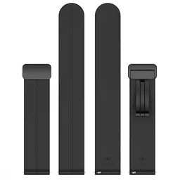 EWAccessories 20mm Quick Release Silicone Watch Band Strap with Folding Magnetic Lock 20 mm Silicone Watch Strap image 3