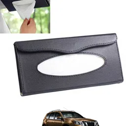 msnp Universal Leatherite Rectangle Black Tissue Box For Car/office/Home-265 Vehicle Tissue Dispenser-picture-12