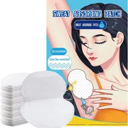Disposable Underarms Pads for Men and Women Anti-Bacterial, Highly Absorbent 20 Sweat Pads-image-3
