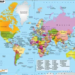 world map hd banner poster Fine Art Print-image-51