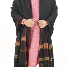 Vrinde Wool Self Design Men Shawl-picture-38