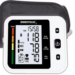 AMBITECH Digital Automatic Blood Pressure Monitor (Made in India) With USB Port and 2 Year Warranty Bp Monitor-image-3
