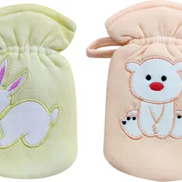 mw prints Stretchable Baby Bottle Cover with Strap & Cute Patch | Suitable For 60- 125ml-picture-26
