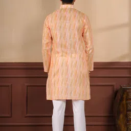 koshin Men Pure Linen Kurta Pyjama Set image 2