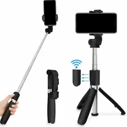 RENTOOR R1S Extendable Mobile Tripod Bluetooth Remote 3-in-1 Tripod-picture-18