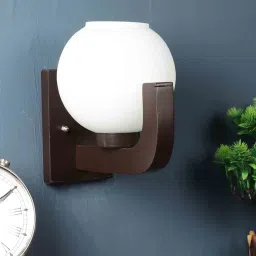 eliante by jainsons lights Imprisoned Brown Wood Wall Sconces image 3