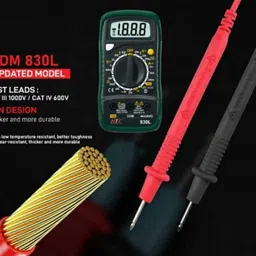 3ree ORIGINAL POWER 830L Digit Manual Multimeter with Backlight Digital Multimeter image 5