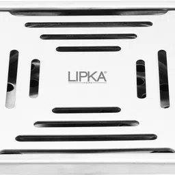 lipka Floor Stainless Steel Push Down Strainer image 1