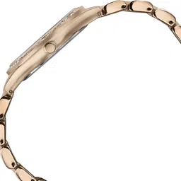 sonata Poze Rose Gold and Brown Strap with Coffee Dial Analog Watch - For Women SP80054KD02W|SP80054KD02W|SP80054KD02W image 5