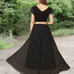 nakuumbros Digital Print Stitched Lehenga & Crop Top image 2