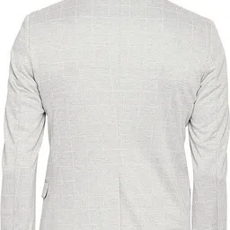 basics Men Checkered Single Breasted Casual Blazer image 2