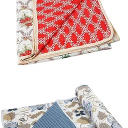 wonderlooks Floral Single AC Blanket for AC Room image 1