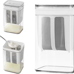 Yogurt Strainer 1100ml Multi Yogurt Maker Strainer with Fine Mesh Bag and Lid Yogurt Maker-image-7