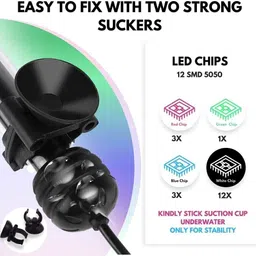 kickat White, Blue LED Aquarium Light image 4