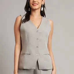 brinns Solid Women Waistcoat-picture-30