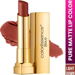 coloressence Pure Matte Lipstick |Waterproof & Longlasting|Highly Pigmented |Gold Range V11-picture-11
