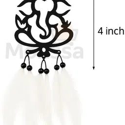 monssa Fancy Radha Krishna Car Hanging Car Rear View Mirror Decor Car Hanging Ornament Car Hanging Ornament image 3