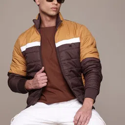 roadster Men Colorblock Padded Jacket-picture-15