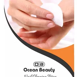 ocean beauty Nail Paint Remover Polish Cotton Pads Tissue Combo Wet Wipes Set Pack Of 1 image 3