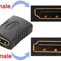 99Gems Female Coupler Jointer Adapter Extender Gender Changer Sleek Compact HDMI Connector image 2