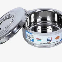 havoctraders Stainless Steel Hot Roti/Chapati /Casserol, Hot Pot Serve Casserole With Lid/ Cook and Serve Casserole image 3