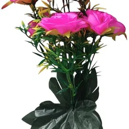 jss enterprises Pink Rose Artificial Flower-picture-42