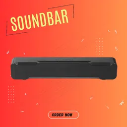 SYARA 20W Bluetooth Soundbar with 4 Hours Wireless Playback Bluetooth Speakers6SQ326 20 W Bluetooth Soundbar image 1