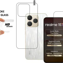 GARUDA GLASS Front and Back Tempered Glass for REALME 15T 5G image 3