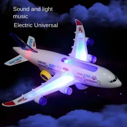 kokee toys Airliner Aircraft Airplane Toy for Kids | Boys| Girls with Lights & Music image 2