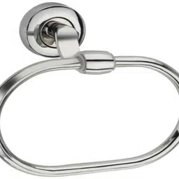 quxozo Steel Wall Mounted Ovel Shape Towel Ring Stainless Steel - Towel Ring Wall Mounted pack of 1 with screw Stainless Steel Towel Holder-picture-21