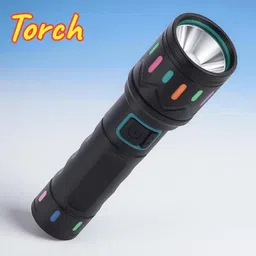 3baan A222 Rechargeable Flashlight | Bright LED Torch for Camping, Travel & Home Torch-picture-10