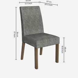 madesa Aurea 2 Seater Dining Set In Brown Finish image 3