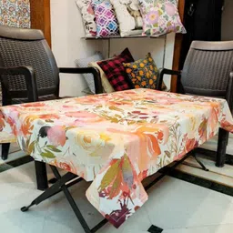 miyanbazaz Self Design 4 Seater Table Cover-picture-11
