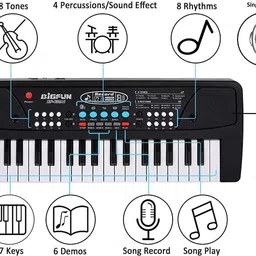saleoff SALEOFF5423_@_1384 Kids Piano With 37 Keys Keyboard|Piano For Kids With Microphone40 Analog Digital Piano image 4