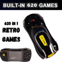 8Bit 3inch Wide Screen Handheld ,620 in 1 Classic Retro Games,Formula car Shaped Limited Edition image 4